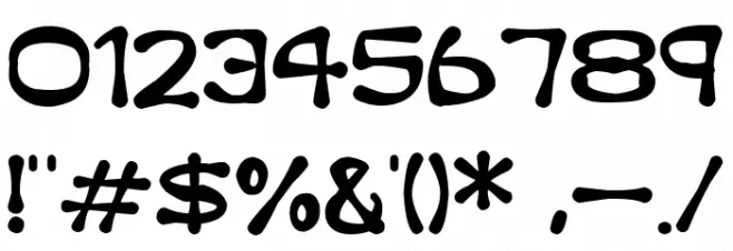 Rum and Bones Font OTHER CHARS