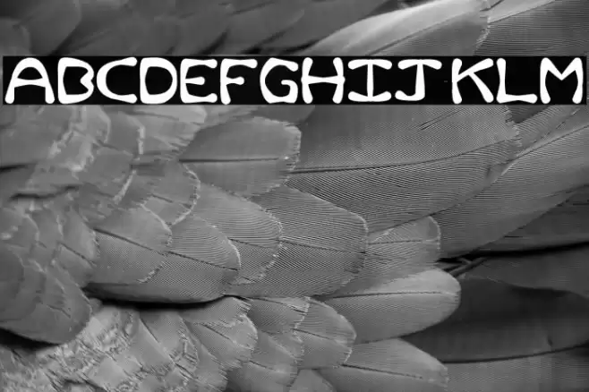 Rum and Bones Font examples