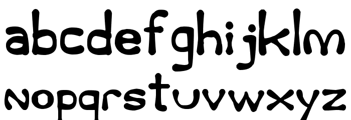 Rum and Bones Font LOWERCASE