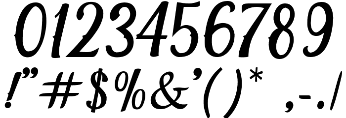 Rumaisha script Font OTHER CHARS