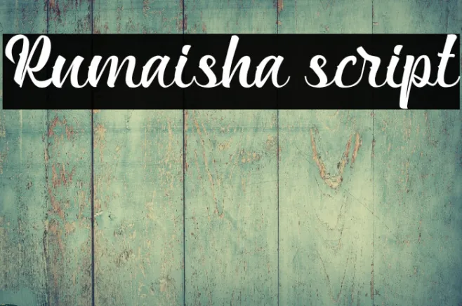 Rumaisha script Example 2