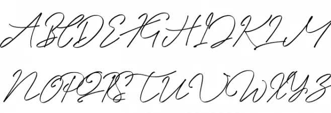 Rumangsa Signature Polices MAJUSCULES