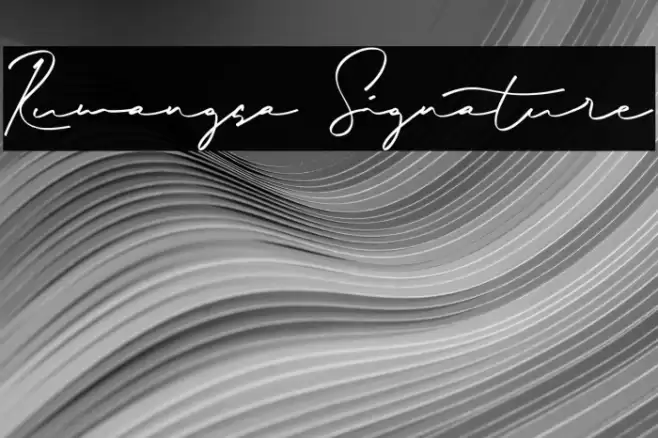 Rumangsa Signature Fuentes examples