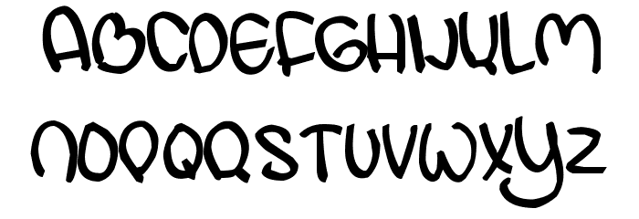 Rumble-Dumble Font LOWERCASE