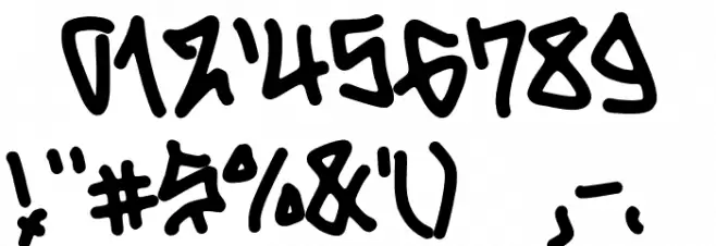 Rumble Street Font OTHER CHARS