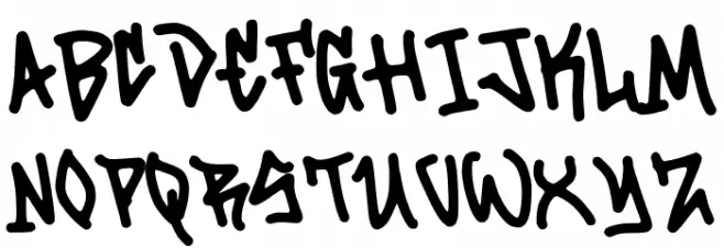 Rumble Street フォント 大文字