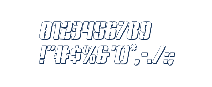 Rumble Tumble 3D Italic Other Characters