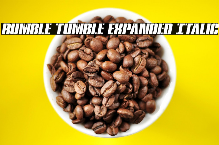 Rumble Tumble Expanded Italic Example 3