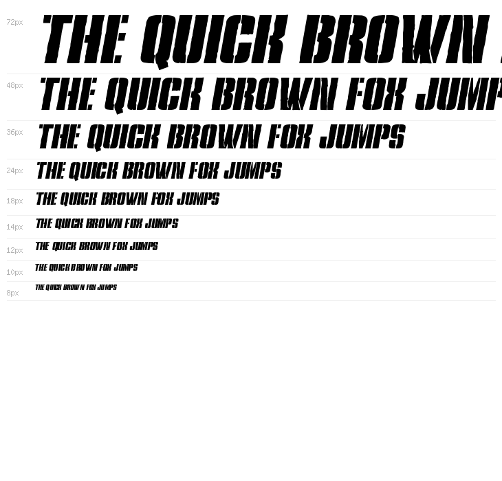 Rumble Tumble Italic Waterfall