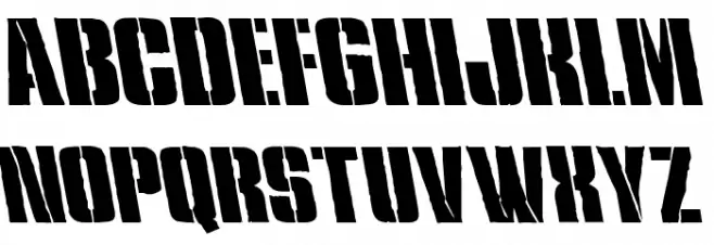Rumble Tumble Leftalic Caratteri MINUSCOLO