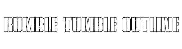 Rumble Tumble Outline  لخطوط تنزيل