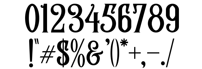RumbleBrave Font OTHER CHARS