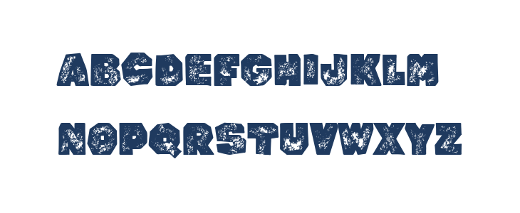 Rumbled Grunge Uppercase