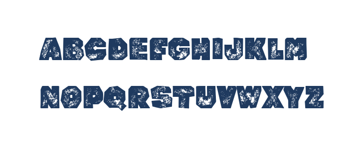 Rumbled Grunge Lowercase