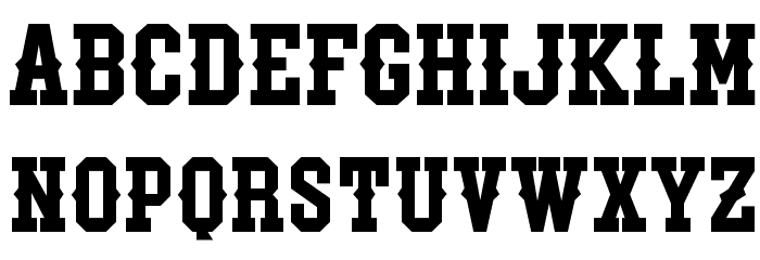 RumbleweedSpur-Regular Font LOWERCASE