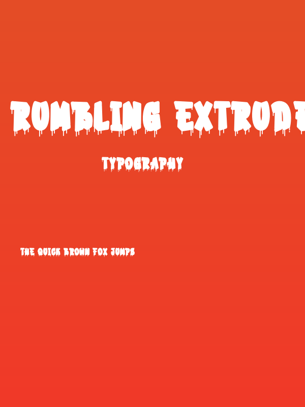 Rumbling Extrude Poster