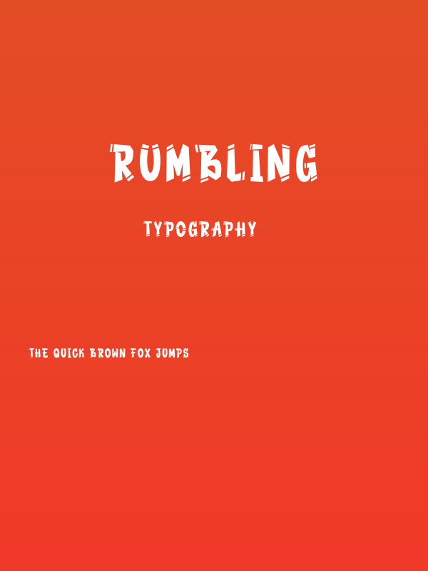 Rumbling Poster