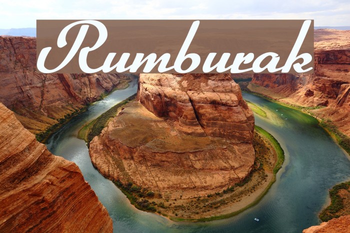 Rumburak Font examples