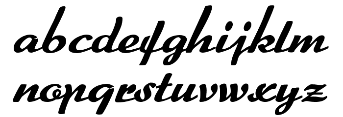 Rumburak Font LOWERCASE