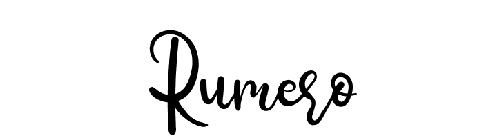 Rumero  नि: शुल्क फ़ॉन्ट्स डाउनलोड