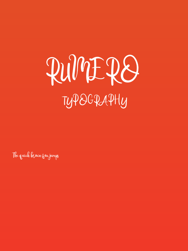 Rumero Poster