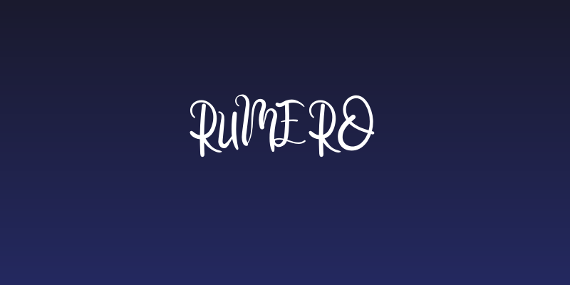 Rumero Social Header