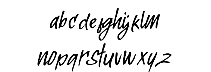 Rumetes Font LOWERCASE
