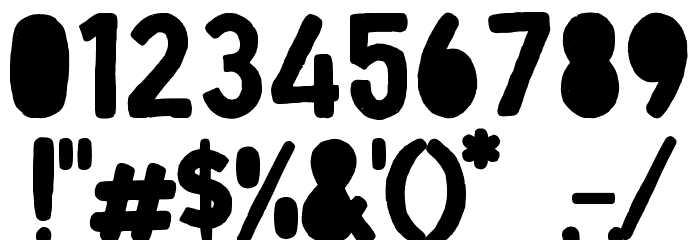 Rumini Namamu Font OTHER CHARS