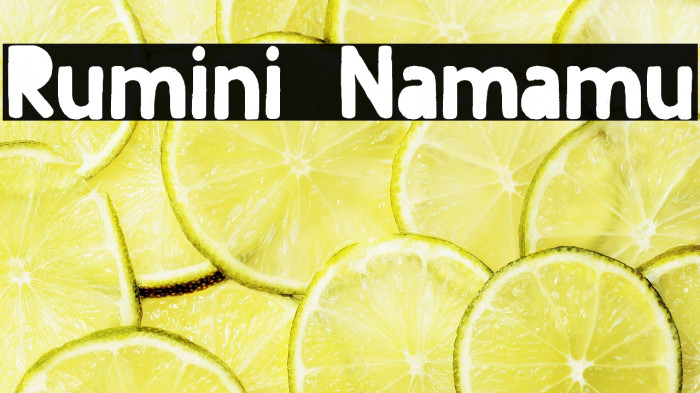 Rumini Namamu Example 1