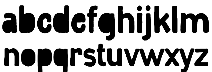 Rumini Namamu Font LOWERCASE