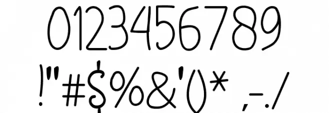 Rumors Skill Font OTHER CHARS