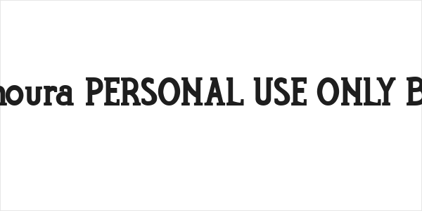 Rumoura PERSONAL USE ONLY Bold Logo