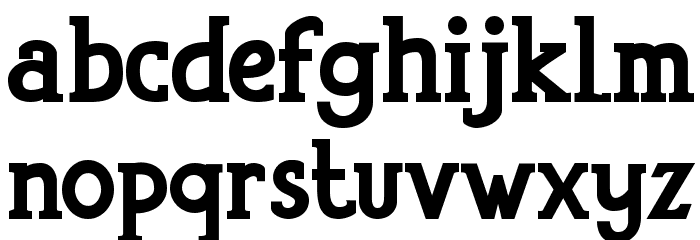 Rumoura PERSONAL USE ONLY Bold Font LOWERCASE