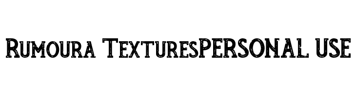 Rumoura TexturesPERSONAL USE  フリーフォントのダウンロード