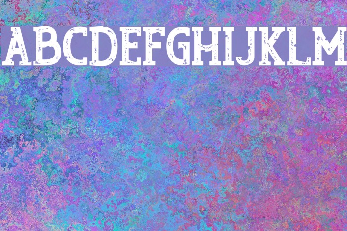 Rumoura TexturesPERSONAL USE Font examples