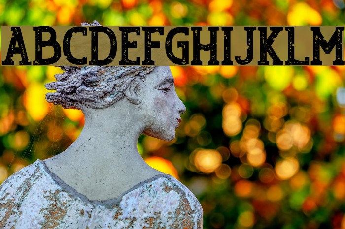 Rumoura TexturesPERSONAL USE Font examples