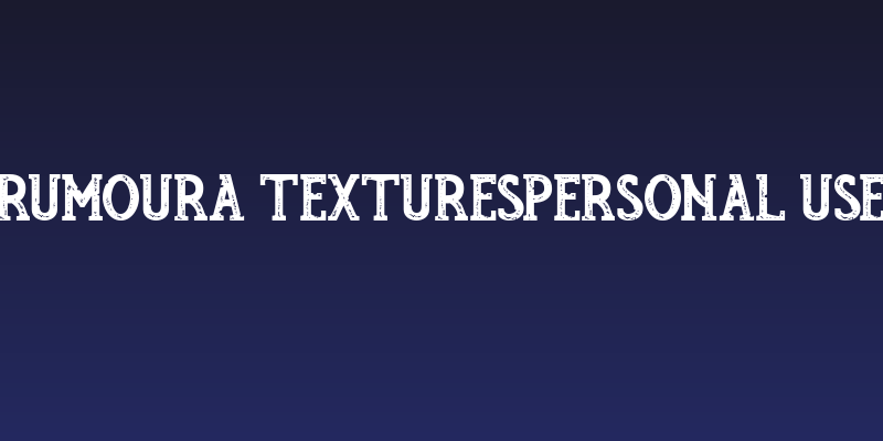 Rumoura TexturesPERSONAL USE Social Header