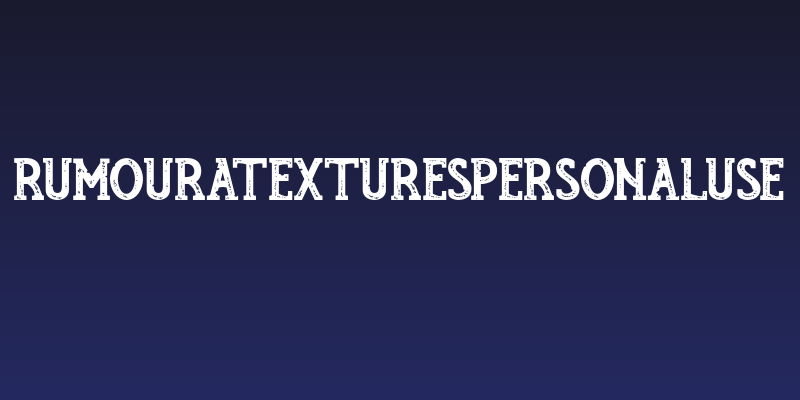 RumouraTexturesPERSONALUSE Social Header