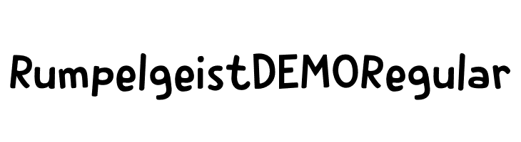 Rumpelgeist DEMO Regular  Free Fonts Download