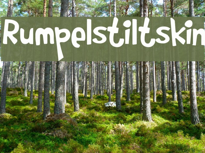 Rumpelstiltskin Font examples