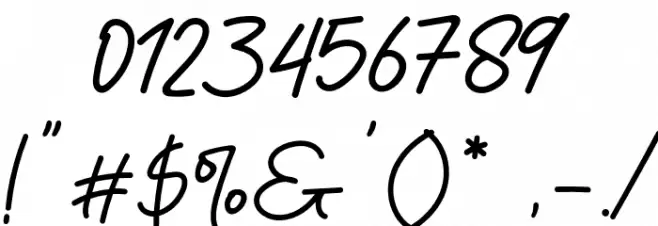 Rumpi Font OTHER CHARS