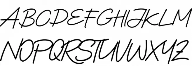Rumpi Schriftart Groß