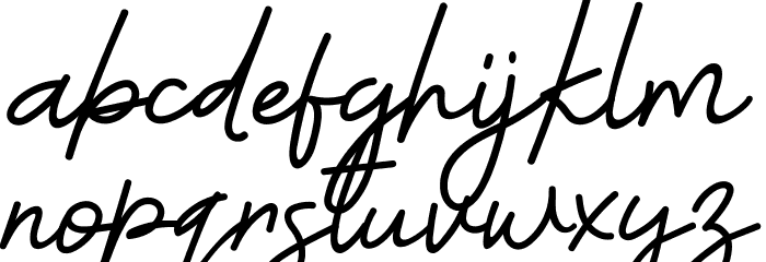 Rumpi Font LOWERCASE