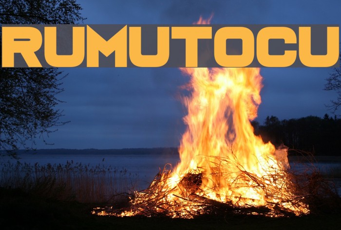Rumutocu Font examples