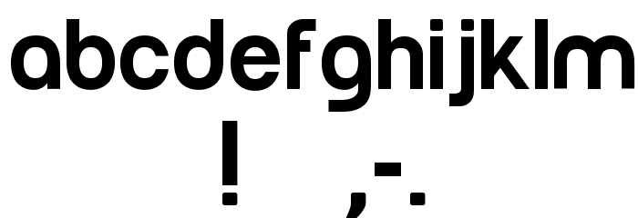 Run Medium Font OTHER CHARS