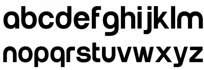 Run Medium Schriftart Groß