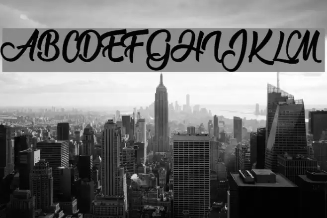 Run to the Hills Personal Use Font examples