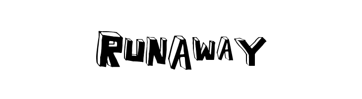 RunAway Font - FFonts.net