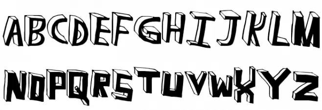 RunAway Schriftart Groß