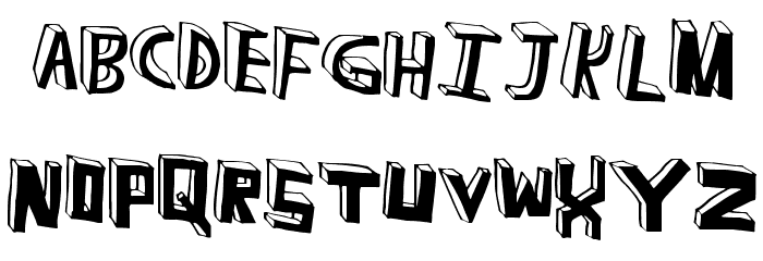 RunAway Font LOWERCASE